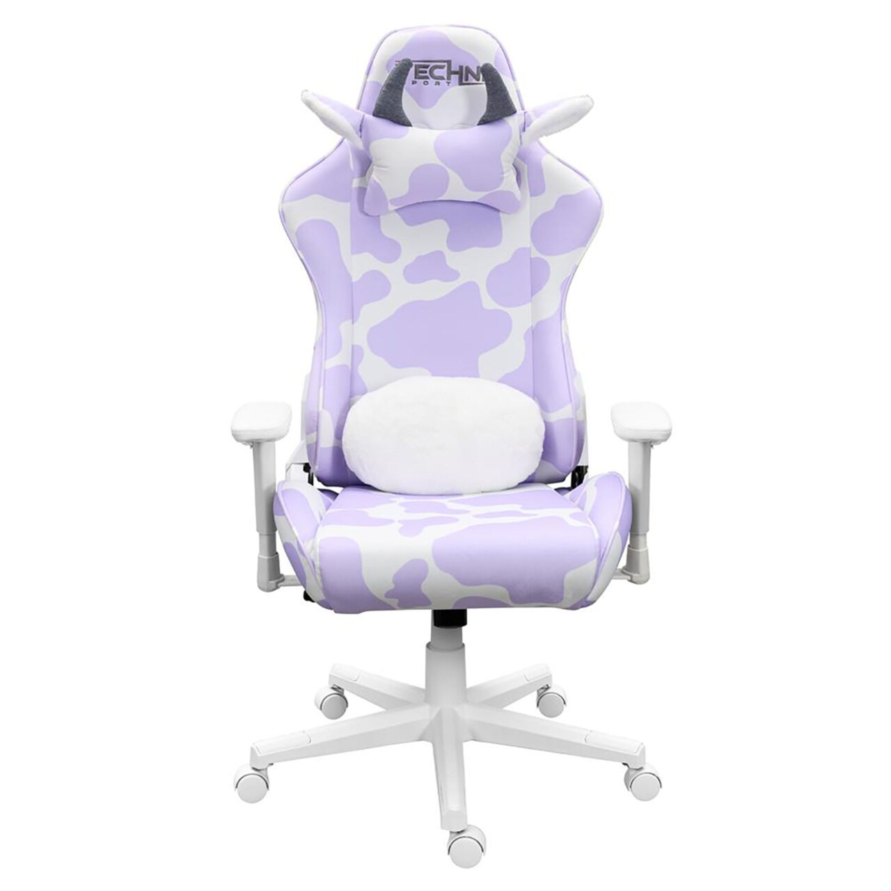 Techni Sport Indoor Furniture Ts85 Lavender Print Cow Series Gaming Chair